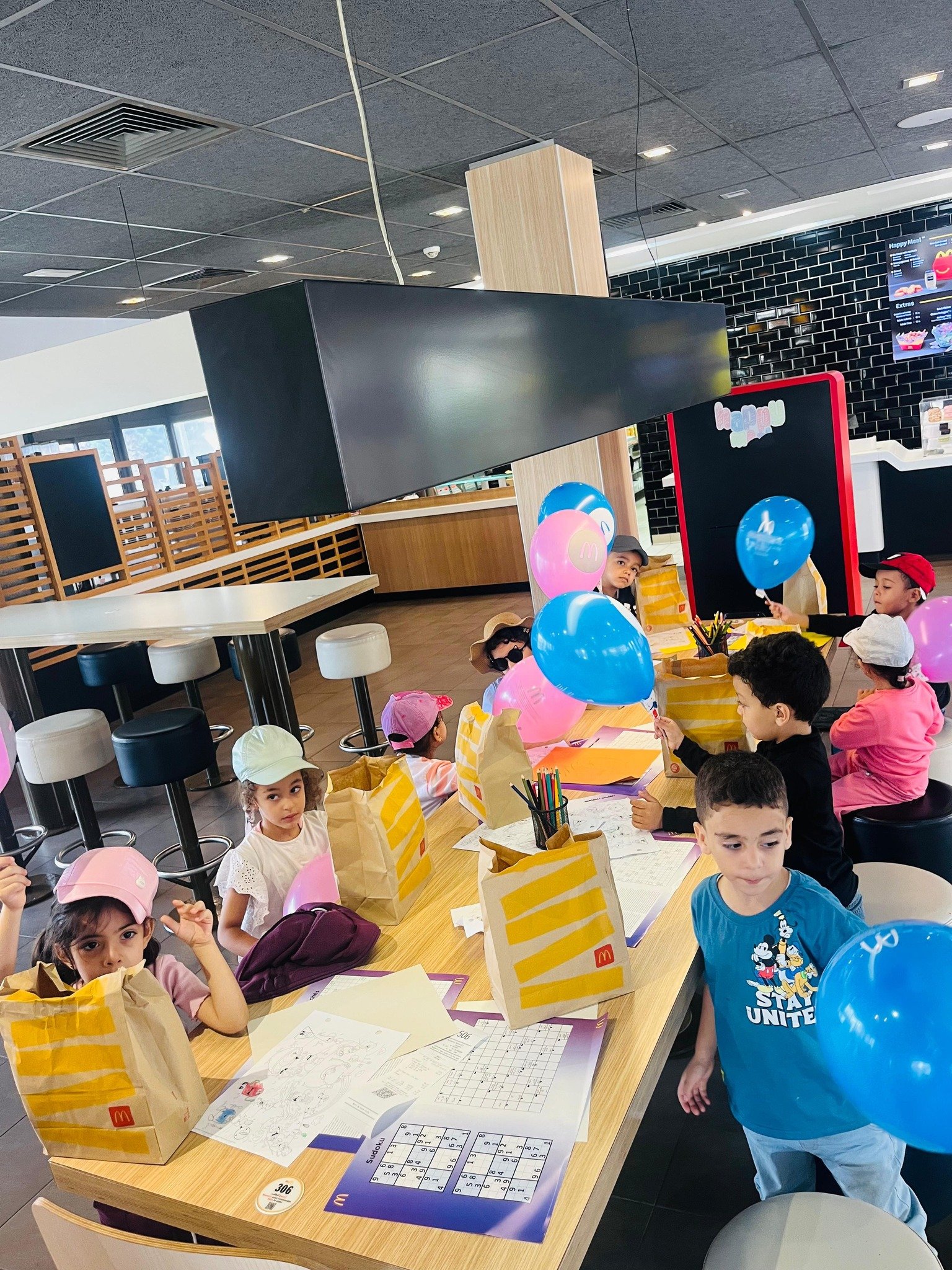 Élèves en activité